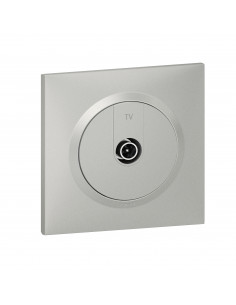PRISE TV SIMPLE ALUMINIUM COMPLET DOOXIE LEGRAND 095037 2