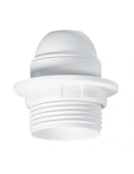 Douille culot E27 à chemise demi-filetée et bague matière isolante 4A 150W LEGRAND 091134
