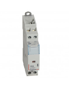 Contacteur de puissance CX³ bobine 230V~ sans commande manuelle 2 Pôles 250V 16A contact O+F 1 module LEGRAND 412521 2