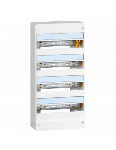 Coffret Drivia 13 modules 4 rangées IP30 IK05 Blanc RAL9003 LEGRAND 401214