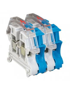 Ecran de protection unipolaire pour bloc de jonction à vis viking 3 avec 1 entrée 1 sortie pas 8mm et 10mm LEGRAND 037566 2