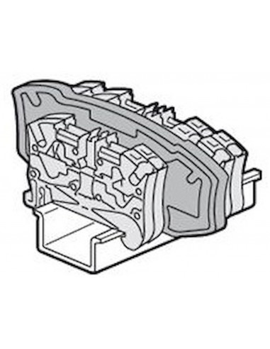Cloison de séparation pour blocs de jonction à ressort viking 3 avec pas 5 ou 6mm LEGRAND 037595