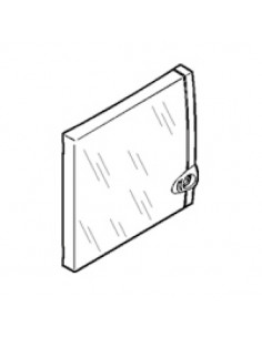 Porte IP40 IK07 pour coffret capacité mini 8 à 9 modules blanc RAL9003 LEGRAND 001328 2
