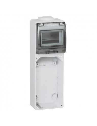 Embase P17 recevent plastron 220X125 Rail 5 Modules 2 Socles 16A LEGRAND 058938