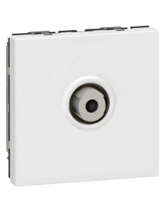 Prise télévision typeF Mosaic 2 modules blanc LEGRAND 078780