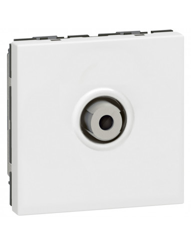 Prise télévision typeF Mosaic 2 modules blanc LEGRAND 078780