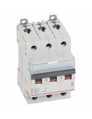 Disjoncteur DX3 Tripolaire D63 10KA...