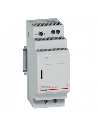 Alimentation courant continu à découpage modulaire Entrée 100 à 240V Sortie 24V 36W LEGRAND 146722
