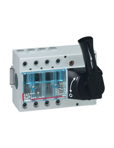 Vistop 4 pôles 160A Commande Frontale Noire LEGRAND 022553