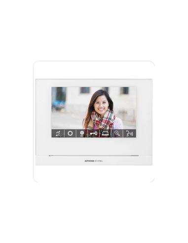 Moniteur mains libres écran 7" avec zoom 9 zones boucle mag. & wi-fi intégré GT1C7WL AIPHONE 200420