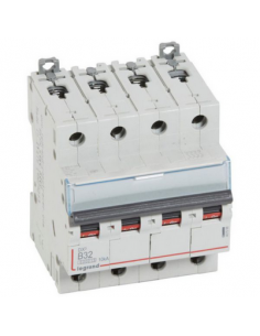 Disjoncteur DX3 10kA  à vis 4 Pôles 400V 32A courbe B 4 modules LEGRAND 407598 2
