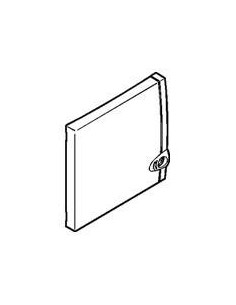 Porte IP40 IK07 pour coffret capacité mini 8 à 9 modules blanc RAL9003 LEGRAND 001328