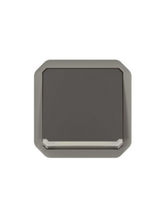 Interrupteur bipolaire étanche Plexo 10AX 250V IP55 IK08 avec enjoliveur anthracite LEGRAND 069827L 2
