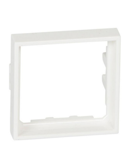 Adaptateur pour remplacer un ancien mécanisme Mosaic 50x50mm sans changer la plaque et le support 2 modules LEGRAND 079153