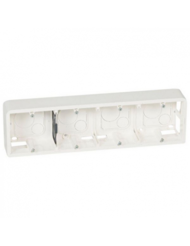 Cadre saillie profondeur 40mm Mosaic pour 10 ou 4x2 modules horizontal LEGRAND 080284