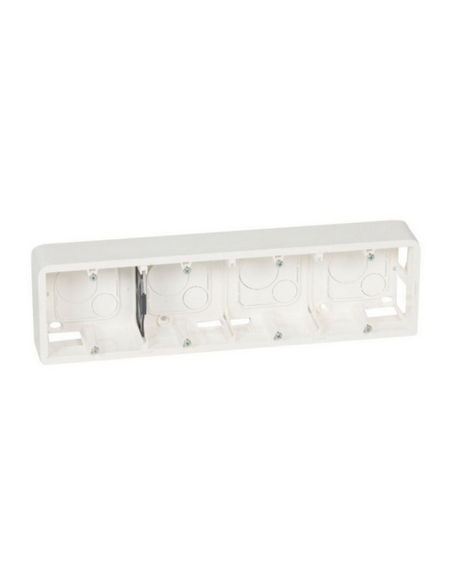 Cadre saillie profondeur 40mm Mosaic pour 10 ou 4x2 modules horizontal LEGRAND 080284