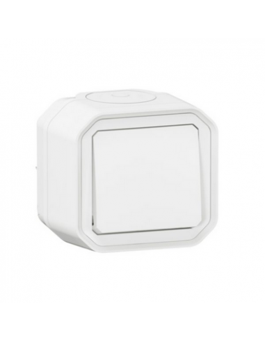 Interrupteur ou va-et-vient Plexo complet saillie blanc LEGRAND 070022