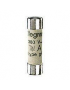 Cartouche cylindrique domestique 8,5x31,5mm sans voyant 0,5A LEGRAND 012394
