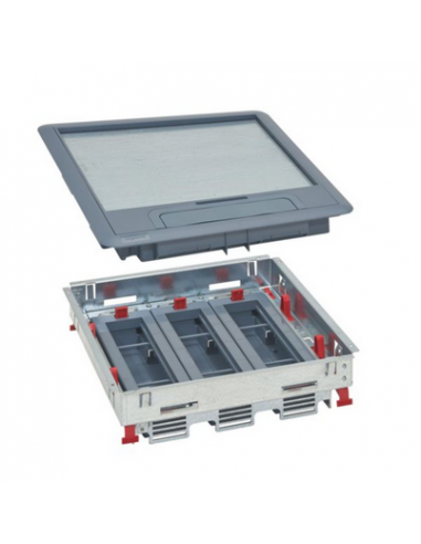 Kit boite de sol complet supports horizontaux 24 modules tous types de sol LEGRAND 088011