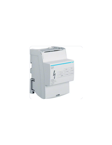 Répartiteur 100A tétrapolaire 2x 2.5-25² / 5x 1.5-16² par phase HAGER KJ100A