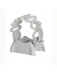 100 Clipsoconduits gris RAL7035 extensible pour conduit IRLØ20 et Ø25mm LEGRAND 031907