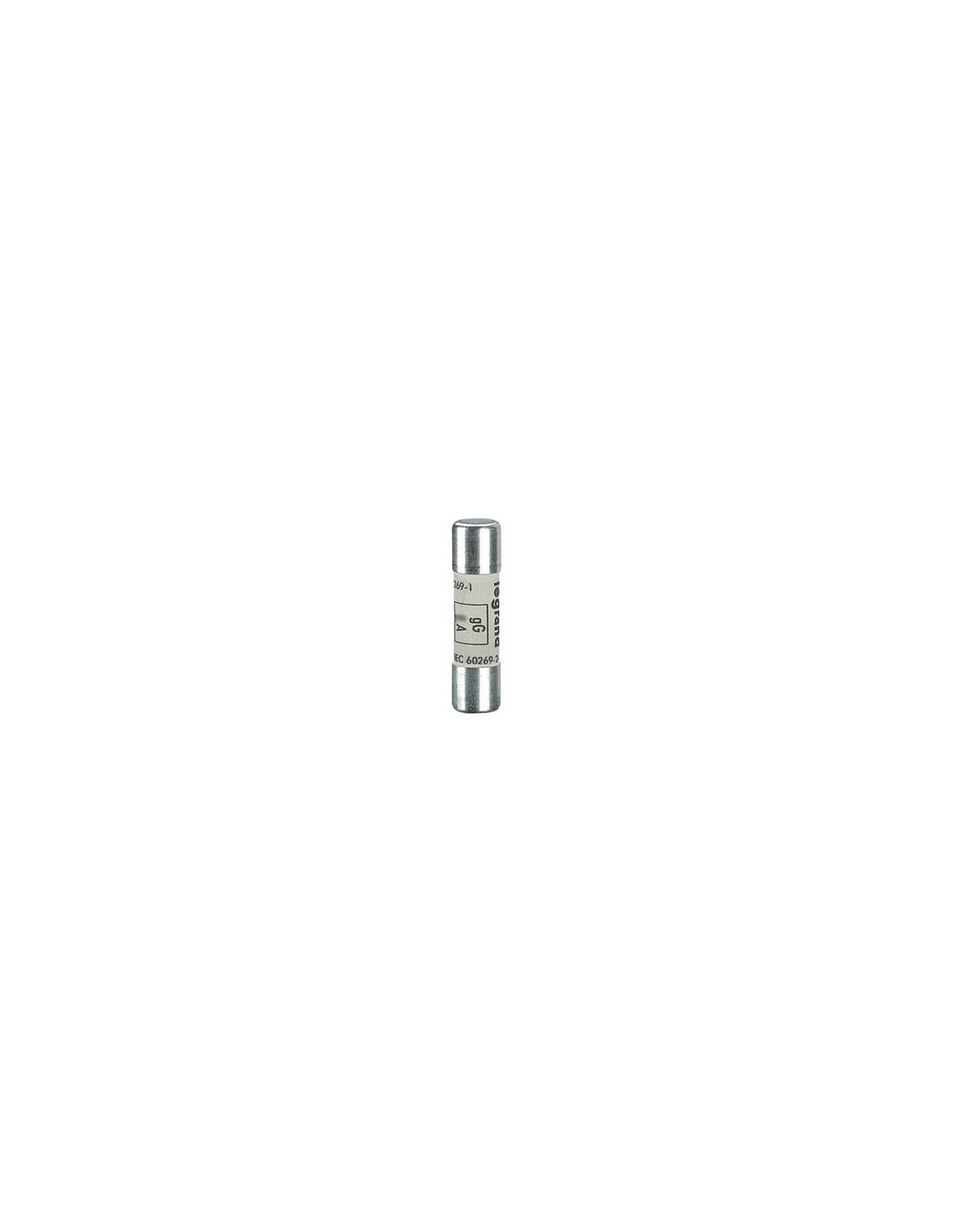 Legrand 013306 Cartouche Fusible Industrielle Type G 6A 10x38mm - Sans Voyant