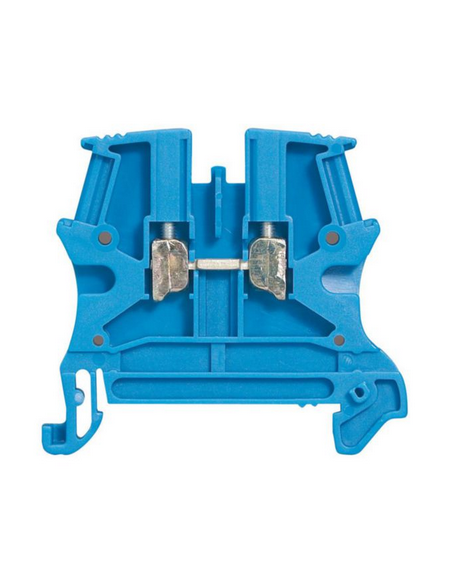 Bloc de jonction de passage à vis viking 3 avec 1 jonction 1 entrée 1 sortie section 6mm² pas 8mm bleu LEGRAND 037102