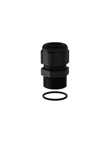 Presse-étoupe plastique IP68 ISO16 noir RAL9011 LEGRAND 381559