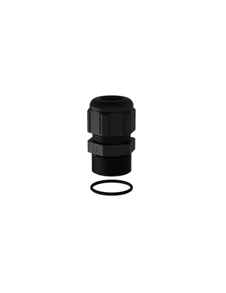 Presse-étoupe plastique IP68 ISO16 noir RAL9011 LEGRAND 381559