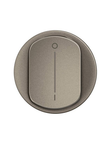 Enjoliveur interrupteur bipolaire à voyant Céliane Titanium LEGRAND CT1020