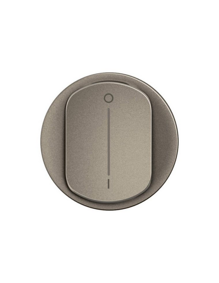 Enjoliveur interrupteur bipolaire à voyant Céliane Titanium LEGRAND CT1020