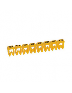 300 Repères CAB 3 pour filerie 0,5mm² à 1,5mm² et blocs de jonction avec lettre majuscule D LEGRAND 038303 2