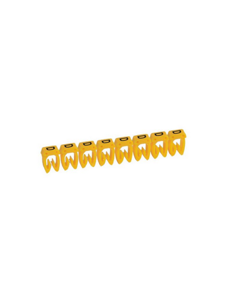 300 Repères CAB 3 pour filerie 0,5mm² à 1,5mm² et blocs de jonction avec lettre majuscule D LEGRAND 038303