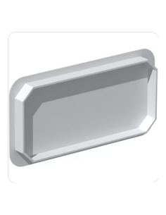 Bouchon PVC rigide rectangulaire 55 x 110 mm gamme TUBPLA S&P (UNELVENT) 834137 2
