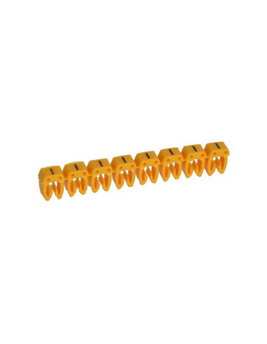 300 Repères CAB 3 pour filerie 1,5mm² à 2,5mm² avec signe conventionnel moins LEGRAND 038283
