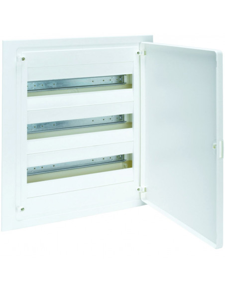 Coffret encastré 54 Modules de 3 rangées avec porte opaque HAGER VF318PR