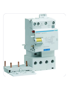 Bloc différentiel double sortie 3P+N 40A 30mA type AC HAGER BDC940F