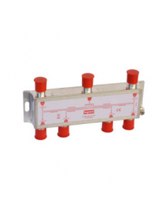 Répartiteur télévision 6 sorties type F de 0MHz à 2400MHz LEGRAND 073983 2