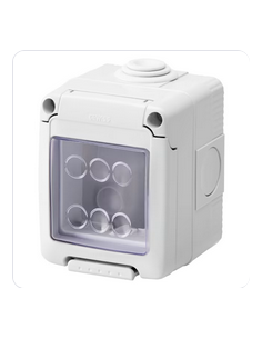 Coffret 2 Postes Horizontal Etanche GEWISS GW27042 2