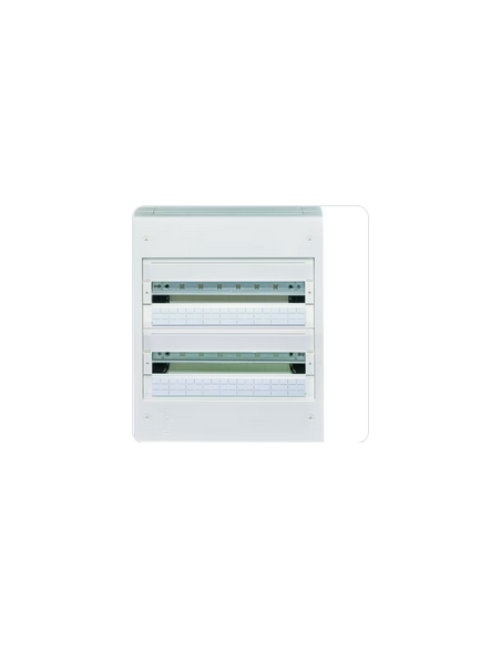 Coffret vega largeur 18 modules 2 rangées HAGER VB218A