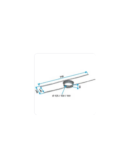 Fixation charpente D.125mm ALDES 11022045