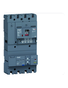 Disjoncteur Boitier Moulé avec Différentiel h3+ P250 LSI AB 4 Pôles 4D 160A 25kA HAGER HHT161JB 2