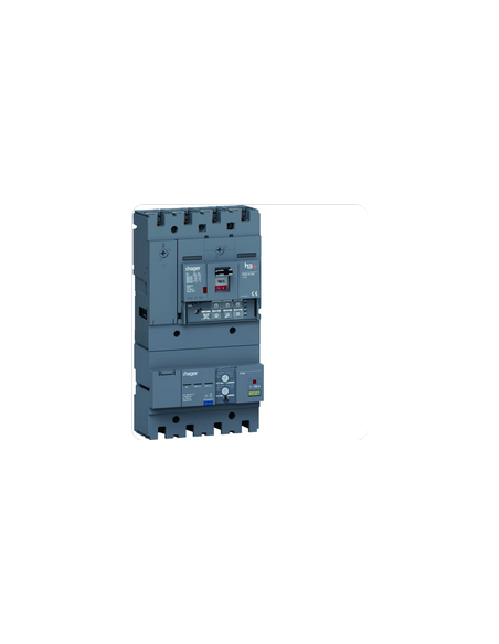 Disjoncteur Boitier Moulé avec Différentiel h3+ P250 LSI AB 4 Pôles 4D 160A 25kA HAGER HHT161JB