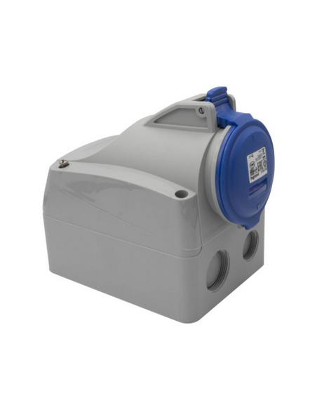 Prise saillie fixe P17 IP44 32A de 200V à 250V 2P+T LEGRAND 555254