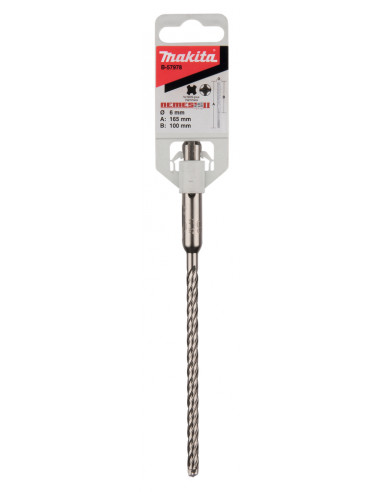 Foret SDS-Plus 4 taillants TCT NEMESIS II 6X165mm MAKITA B-57978