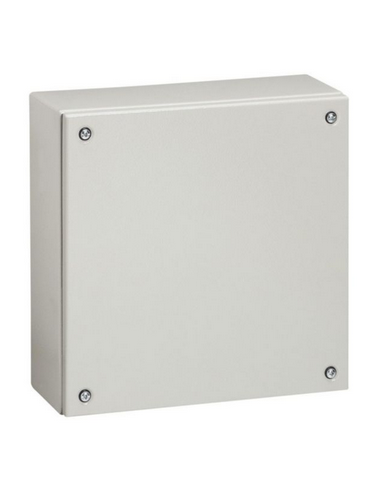 Boîtier industriel Atlantic métal carré IP66 IK10 300x300x120mm RAL7035 LEGRAND 035608