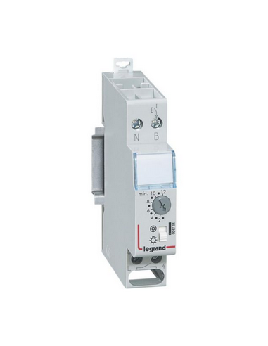Minuterie modulaire multifonction 230V~ 50Hz et 60Hz sortie 16A 250V~ 1 module LEGRAND 004704