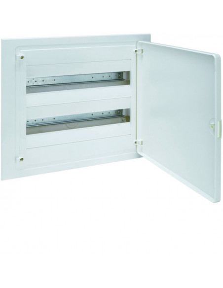 Coffret encastré 2 rangées 36 Modules porte opaque HAGER VF218PR