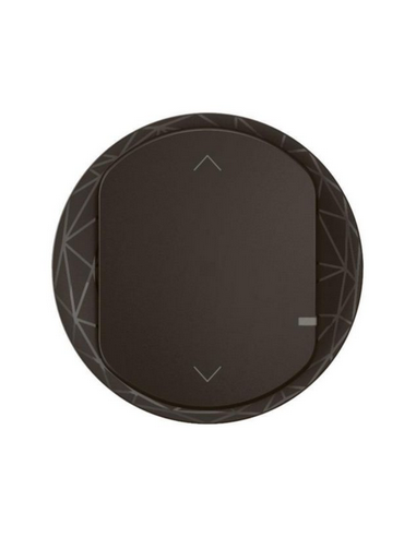 Enjoliveur interrupteur/commande volet roulants Céliane with Netatmo Noir LEGRAND CN1431
