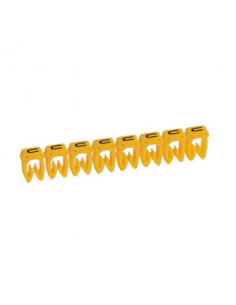 300 Repères CAB 3 pour filerie 1,5mm² à 2,5mm² avec lettre majuscule U LEGRAND 038350 2